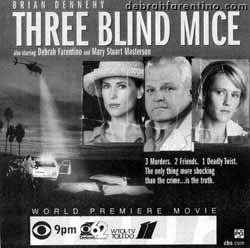 Pub pour le téléfilm "Three Blind Mice"