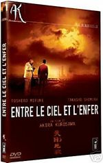 DVD de l'adaptation d'Akira Kurosawa du livre "King's Ransom" d'Ed McBain